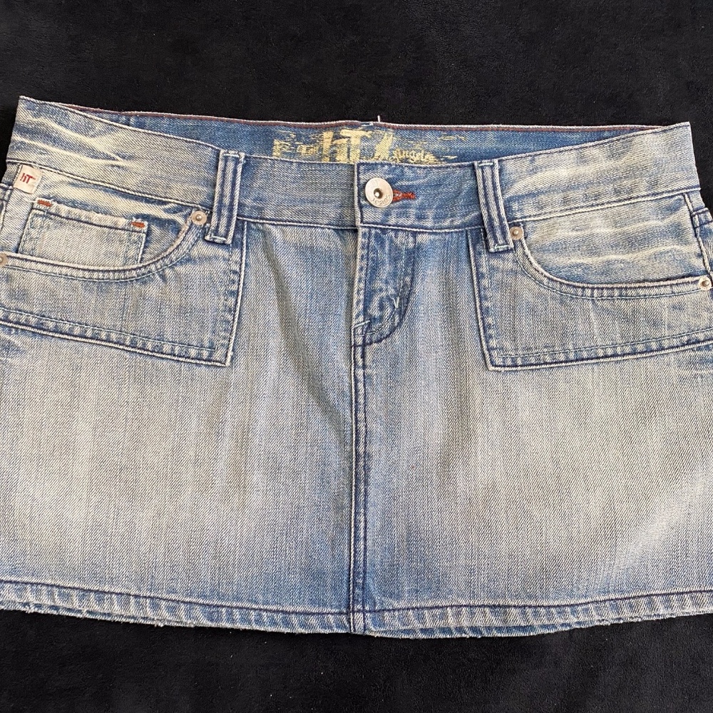 Denim miniskirt